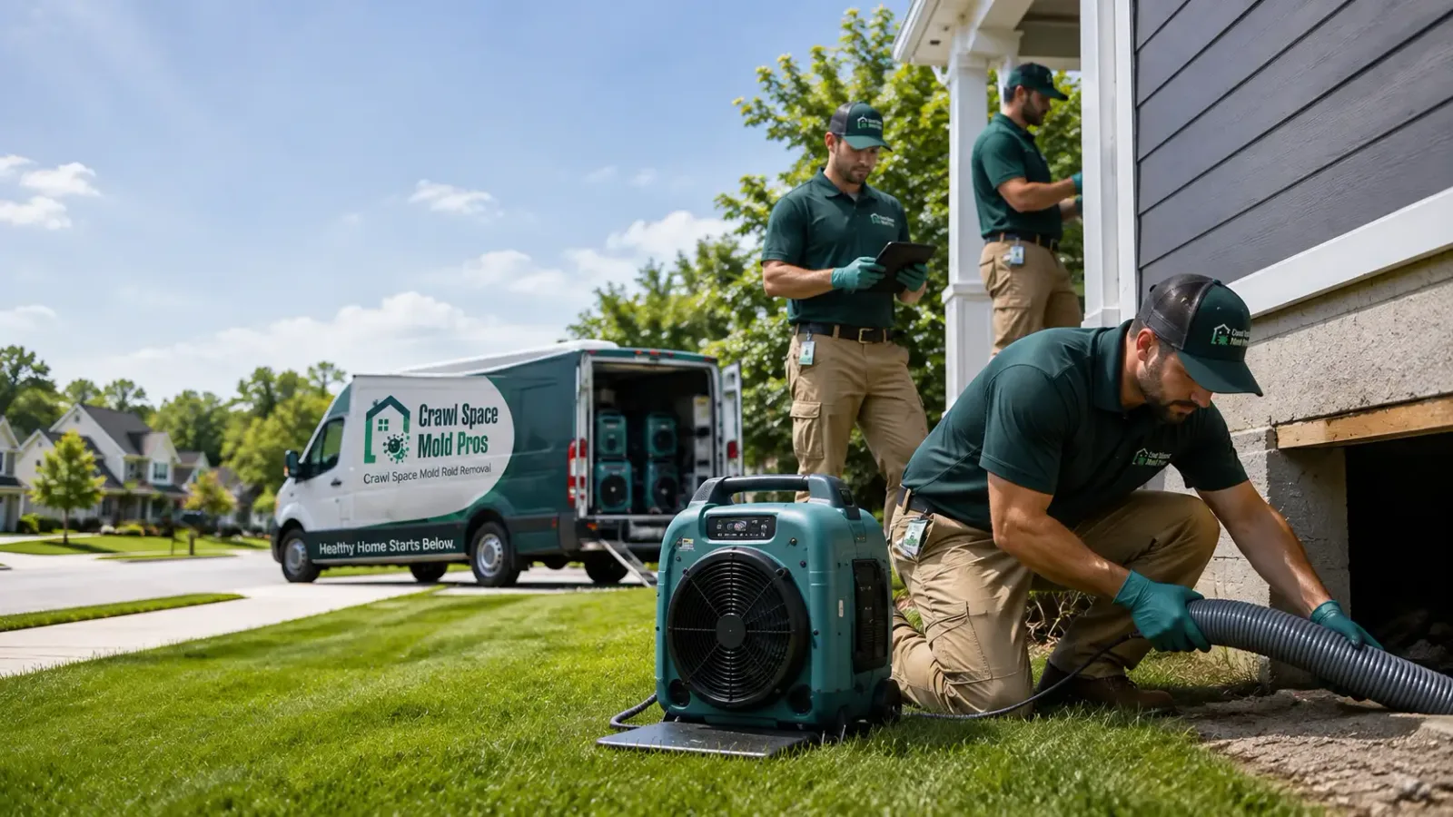 Crawl Space Mold Removal in Fayetteville, PA